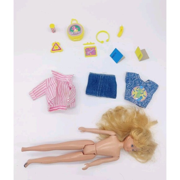 Vintage 1988 Skipper Teen Time Lot Doll Clothes Accessories 16pcs Barbie Mattel - Picture 7 of 16